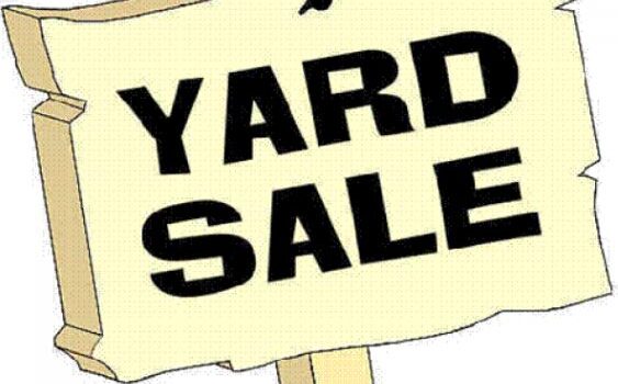 Fall Community Yard Sale- October 5 @ 8AM