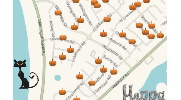 1st annual Trick or Treating Map