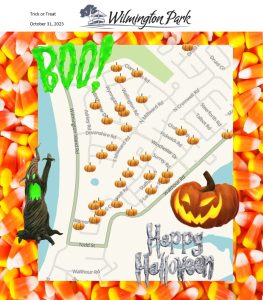 2023 Trick or treat map